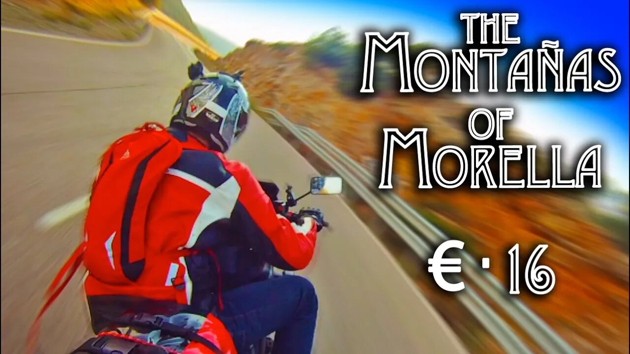 €-Tour 16: Mountains of Morella & "Pillion-Cam"