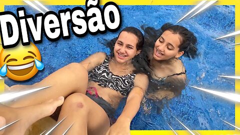 A ÚLTIMA A CAIR NA PISCINA! 3 irmãs demais