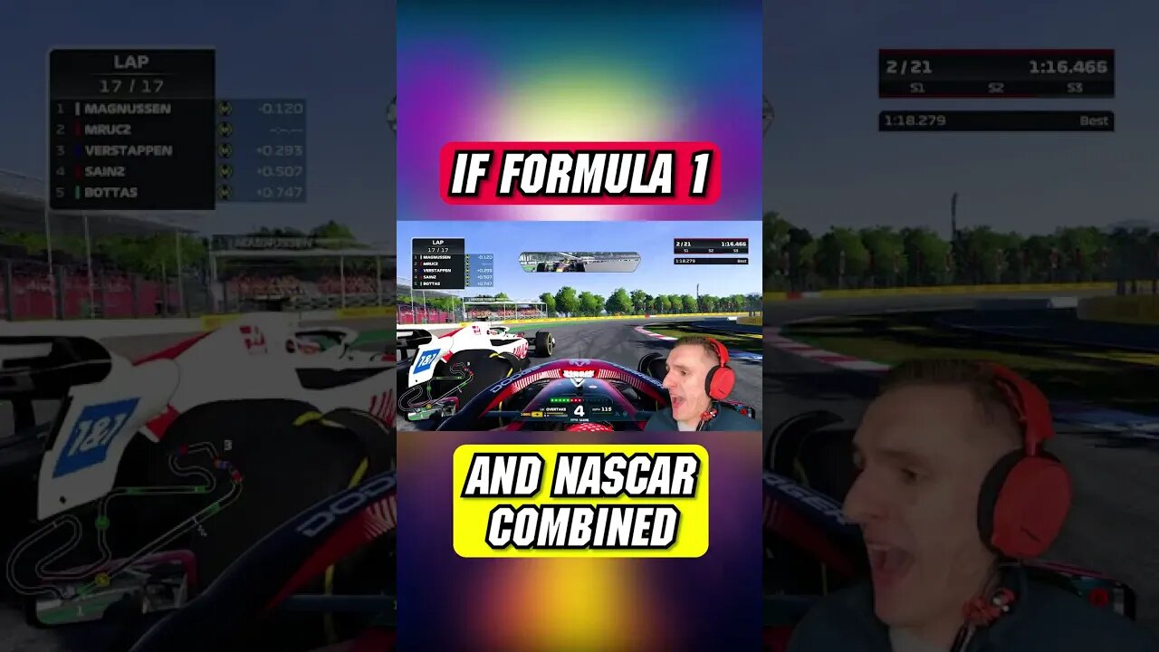 If Formula 1 and NASCAR Combined | #Shorts #NASCAR