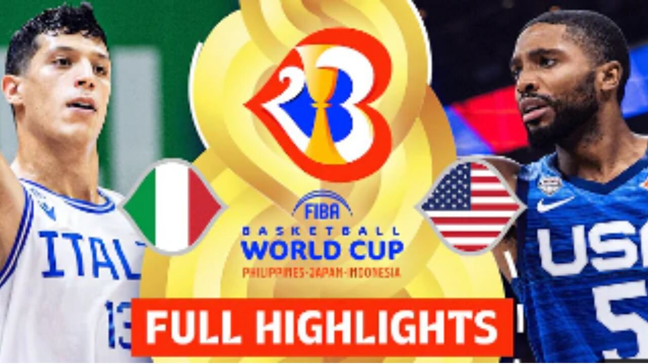 Italy 🇮🇹 vs USA 🇺🇸 | Full Game Highlights | FIBA Basketball World Cup 2023