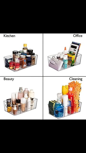 SALE!! Refrigerator Organizer Bin Clear Plastic Food Storage