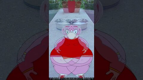 Fat Amy Rose Visits! #Shorts 💋