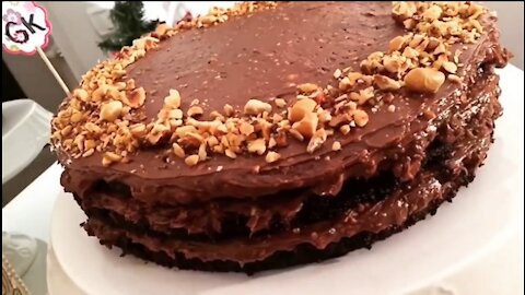 CHOCOLATE FERRERO ROCHER CAKE