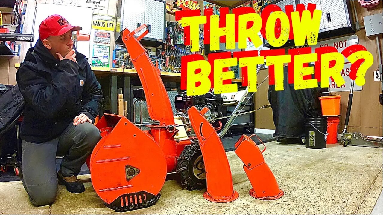 DOES A TALLER SNOWBLOWER CHUTE THROW SNOW BETTER THAN A SMALLER ONE?