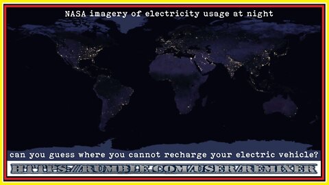 NASA imagery of electricity usage at night