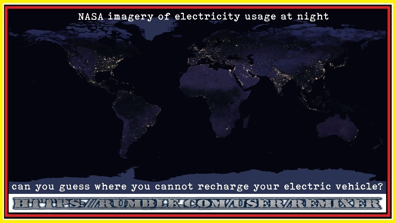 NASA imagery of electricity usage at night