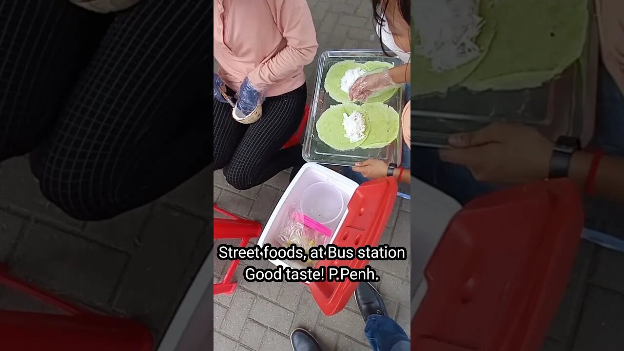 학생들의 간식, 프놈펜 코코넛 전병?! 추억의 동남아여행, Street food, P.Penh