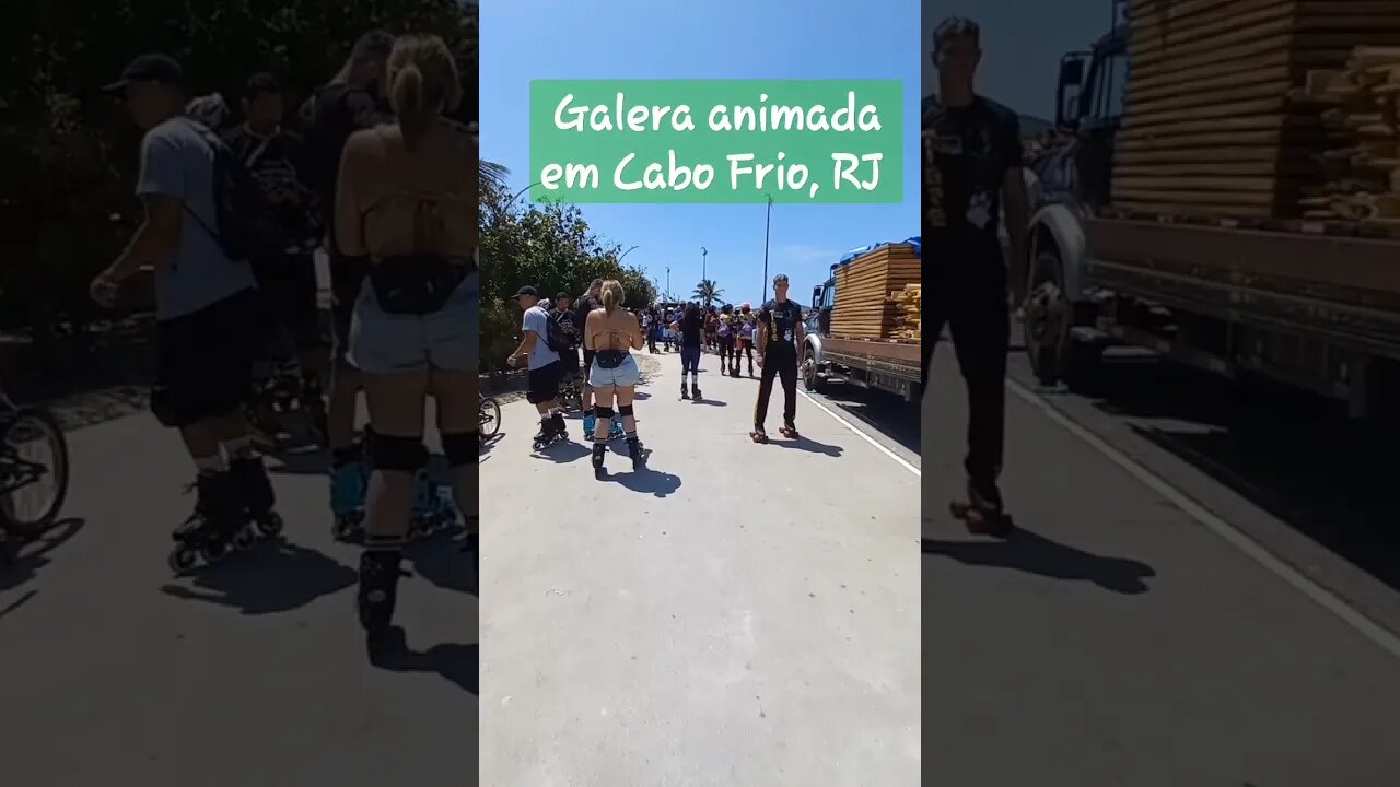 Galera animada em Cabo Frio, RJ #shorts #riodejaneiro #besttravelbeaches