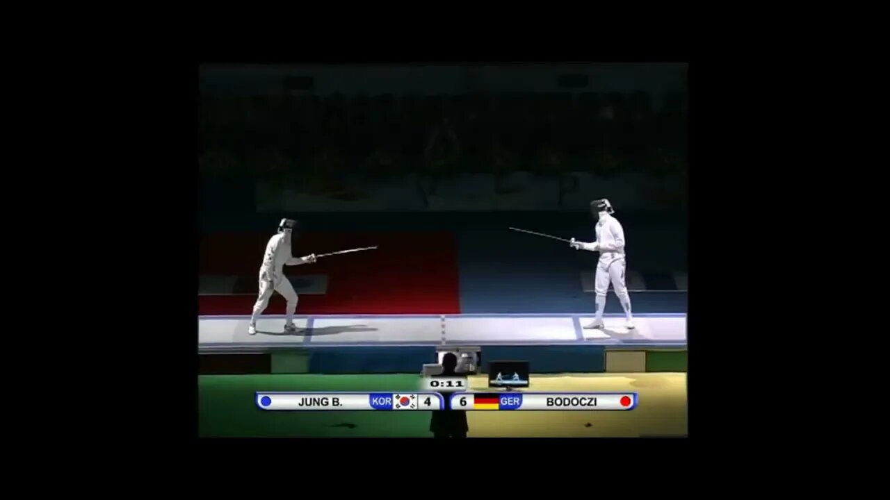 Epee Fencing - In the nick of time! | Jung B vs Bodoczi