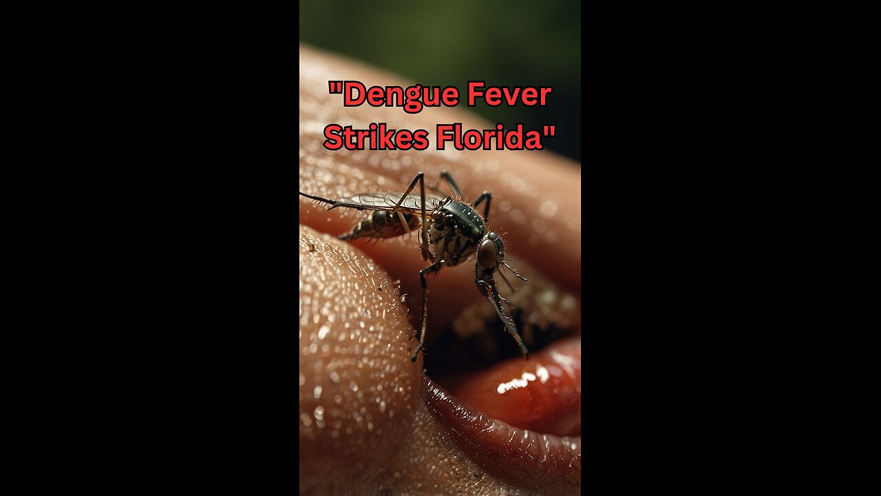 "Breaking News: Local Dengue Fever Case in Florida"