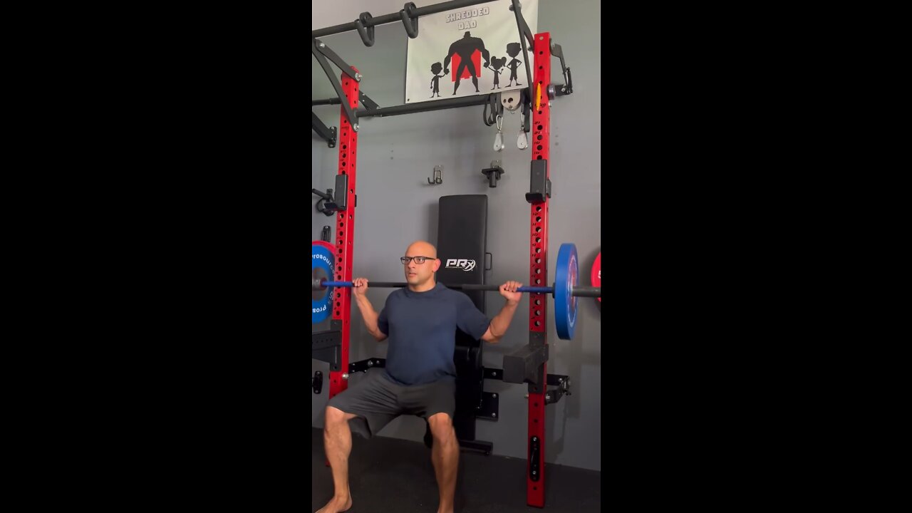 Hack Squat With Barbell (Home Gym Hacks)