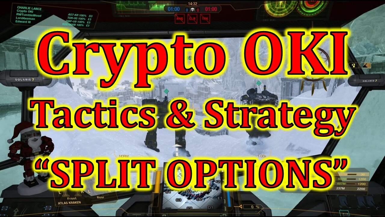 MWO Tactics: Split Options in City Map, MechWarrior Online, MWO, BattleTech, Crypto OKI