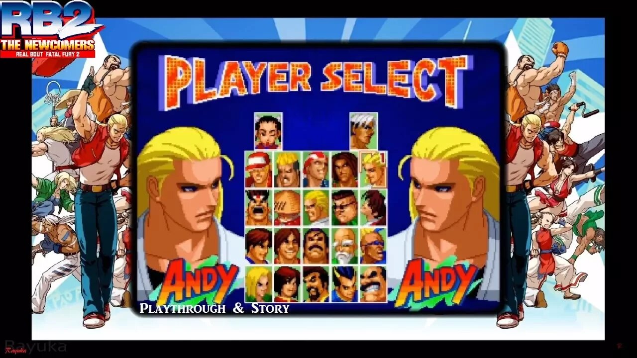 Real Bout Fatal Fury 2: The Newcomers - Playthrough & Story: Andy Bogard