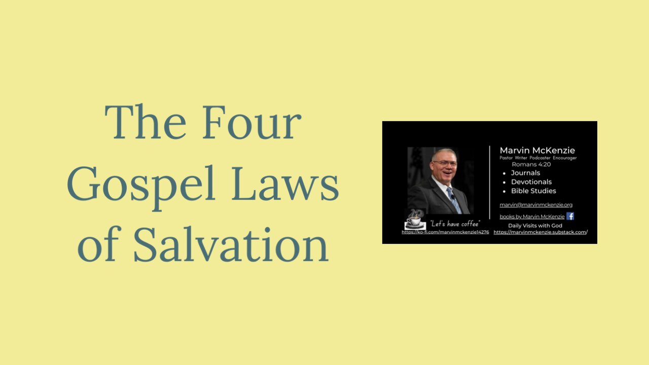 The Four Gospel Laws of Salvation