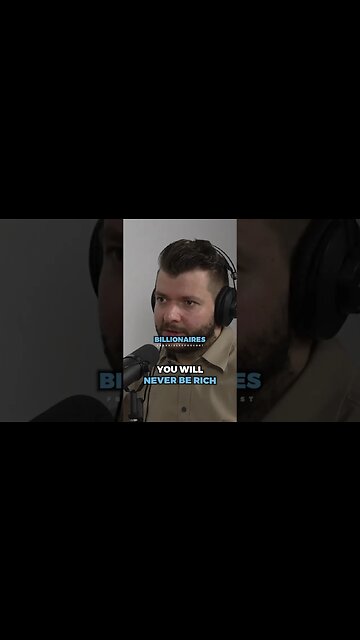 This is why you’ll NEVER be rich ..