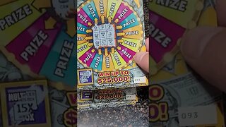 Cash Wheel Scratch Off Ticket Winner!