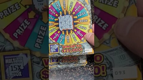 Cash Wheel Scratch Off Ticket Winner!