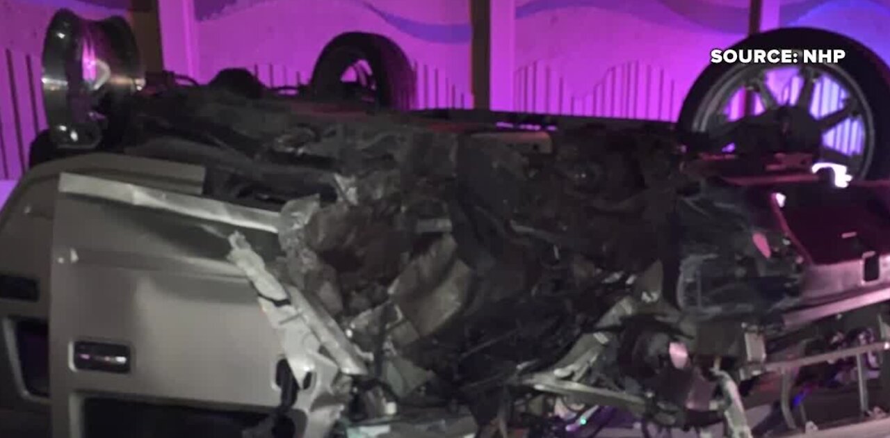 US-95 closed at Russell, NHP says wrong-way driver caused deadly crash