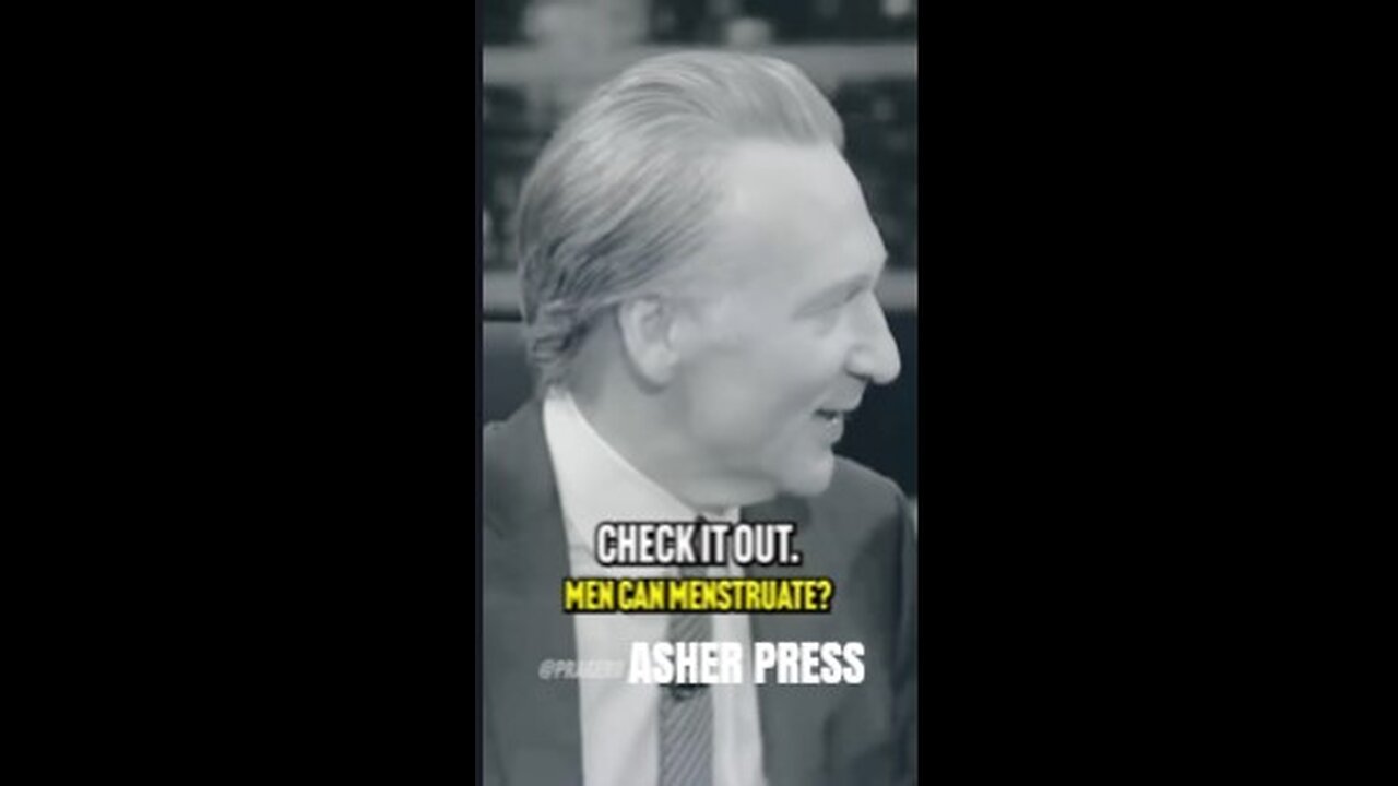 Clip Shows Bill Maher Stunned by "Men Can Menstruate" Claim Made by the Left in 2019