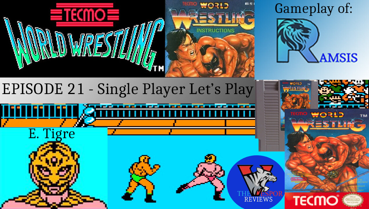 Solo NES Let's Play | Tecmo World Wrestling (NES) - Full Playthrough | E.Tigre