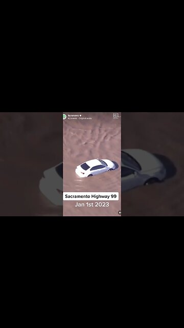 Atmospheric River Storm in California 🌊🫣 #crazy #storm #california