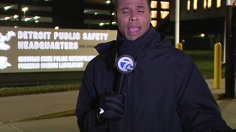 Large police sweep in Detroit