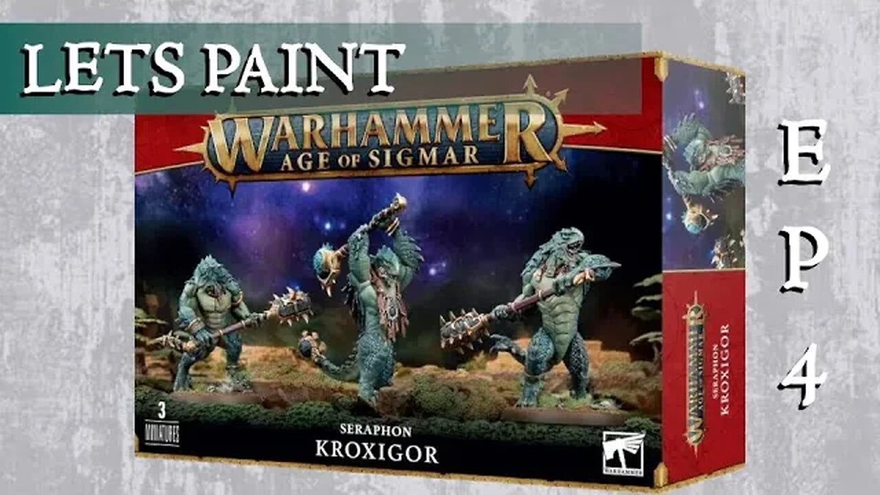 Lets Paint my Kroxigors Thursday Special