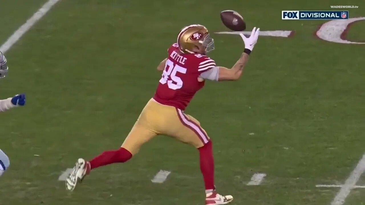 George Kittle makes a circus catch vs Cowboys | #DALvsSF #playoffs | 1/22/23