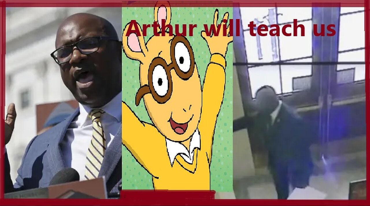 Rep Jamaal Bowman triggers fire alarm amid house funding vote | Arthur will teach us!! #lol #viral