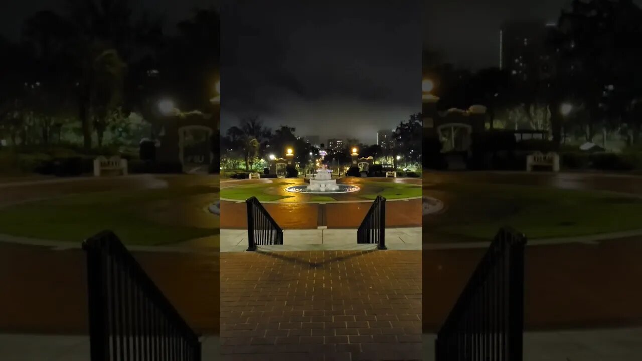 Fog over the FSU Fountain #shorts