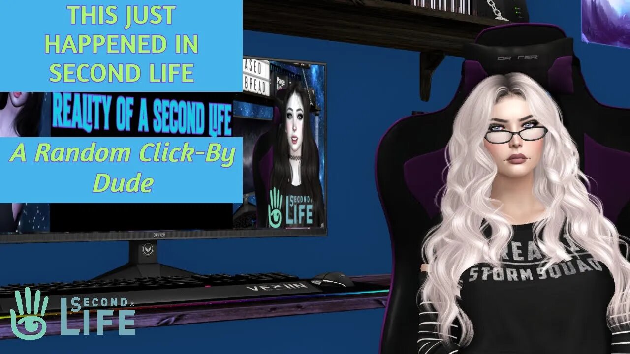 This Just Happened...in Second Life - Got Hit by a Click-By Dude! AGAIN! 😣