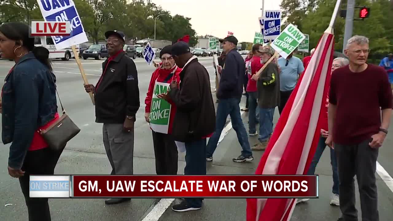 GM gives update to employees while UAW urges automaker to 'stop playing games'