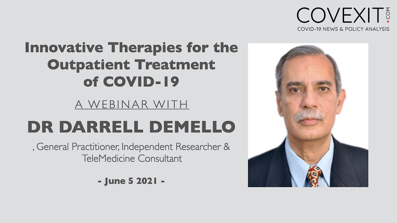 Webinar with Dr Darrell DeMello - Highlights