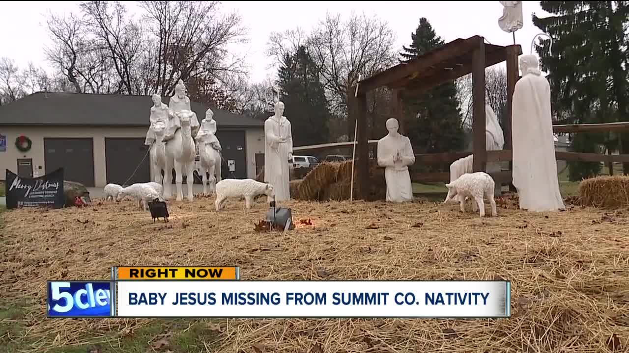 Jesus stolen from beloved Summit County Nativity scene