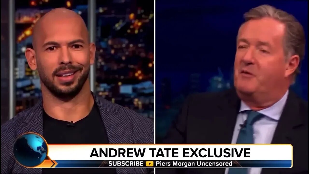 Andrew Tate Calls Piers Morgan A HYPOCRITE On TV!