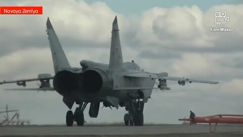 Russian Mig-31 interceptor's combat air patrol within Ukraine Operation