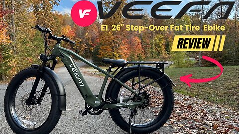 The Ultimate Ebike? Veefa E1 26" Step Over Fat Tire Electric Bike