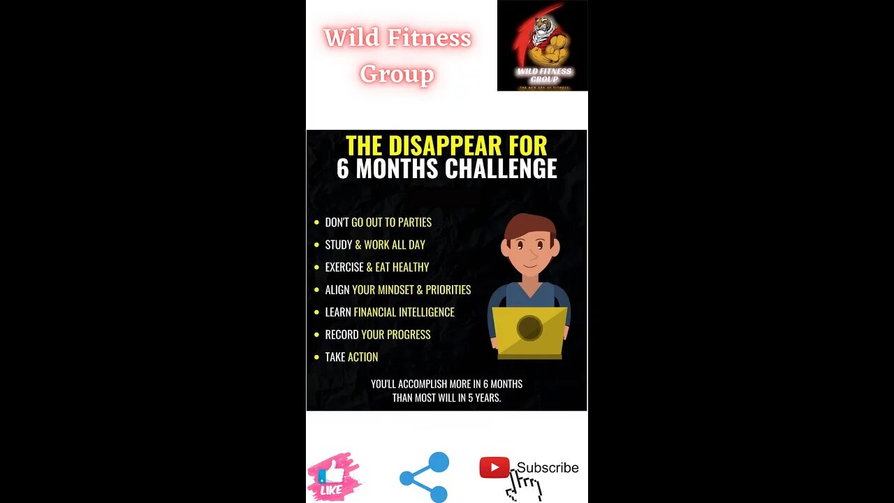 🔥The disappear for 6 months challenge 🔥#fitness🔥#wildfitnessgroup🔥#shorts🔥