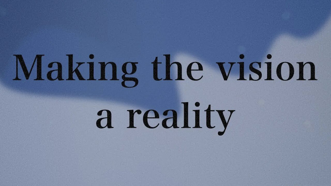 A season of building : Making the vision a reality | Pastor Mark Grogan |