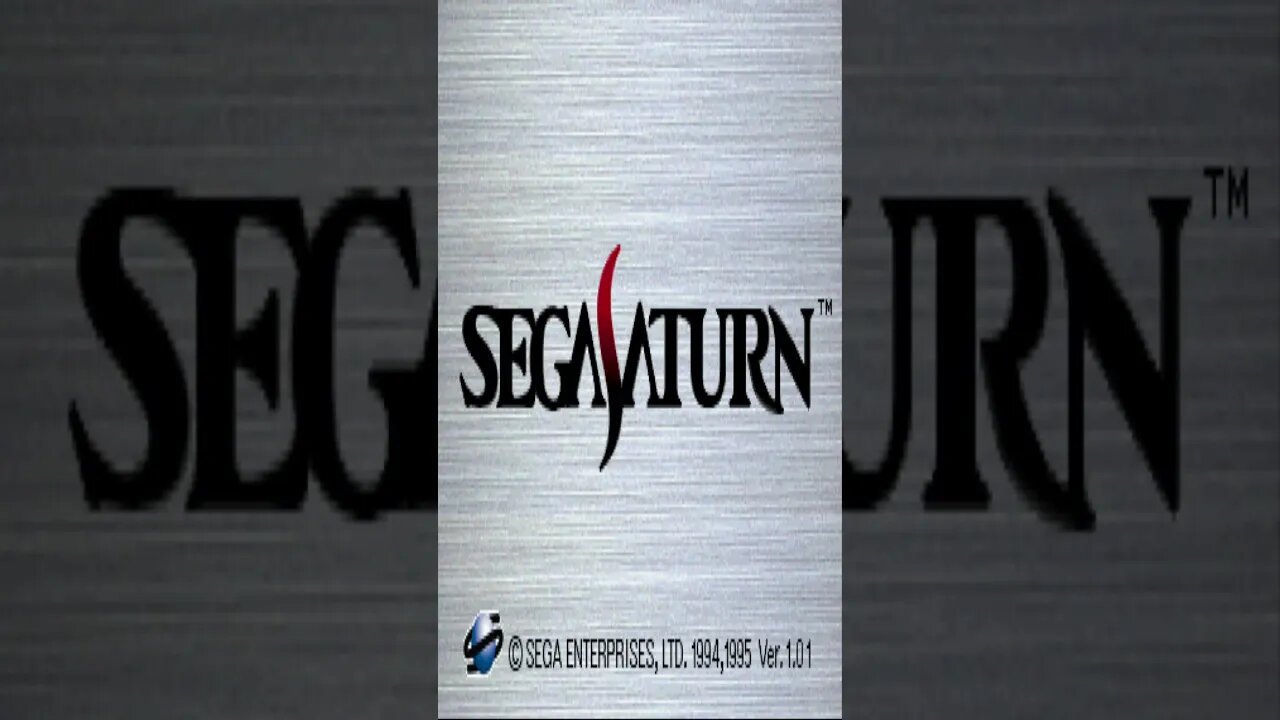 Abertura do Sega Saturno ao ligar #shorts #canalcompanhiadosjogos #sega