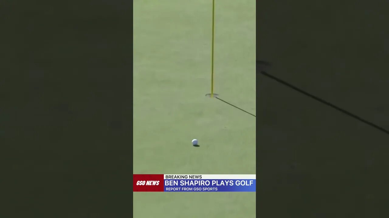 Ben Shapiro plays golf ⛳️