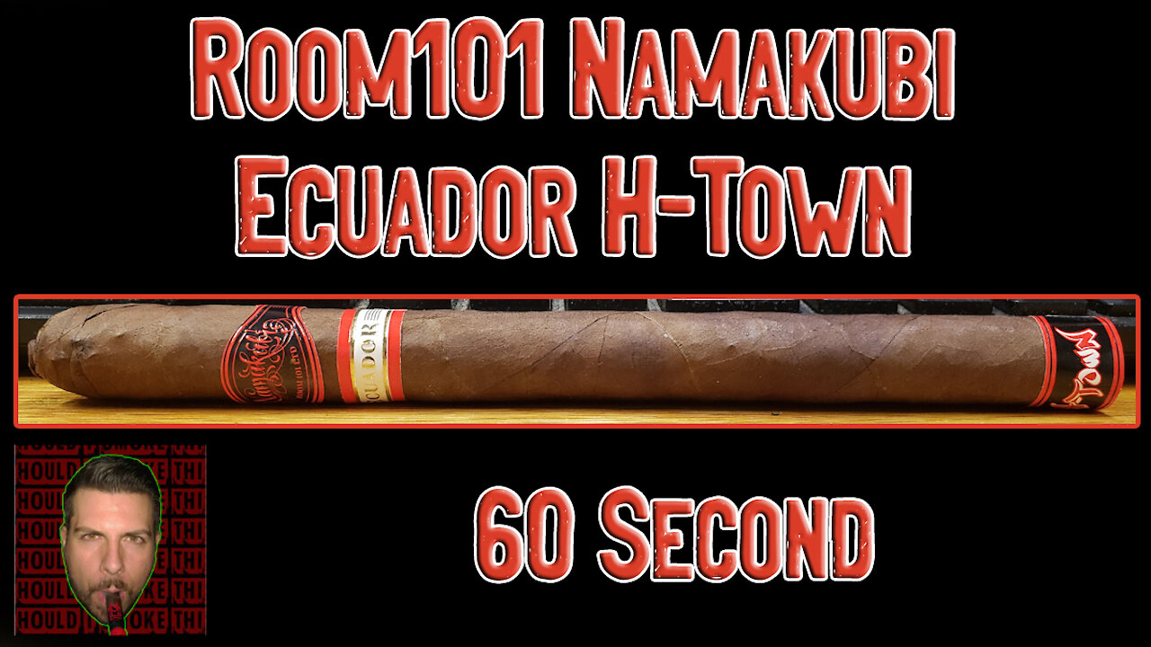 60 SECOND CIGAR REVIEW - The Room101 Namakubi Ecuador H-Town Lancero - Should I Smoke This