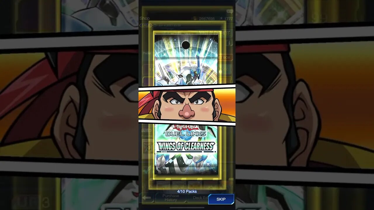 Yu-Gi-Oh! Duel Links - Mini Box No. 46 Wings of Clearness x First Openings