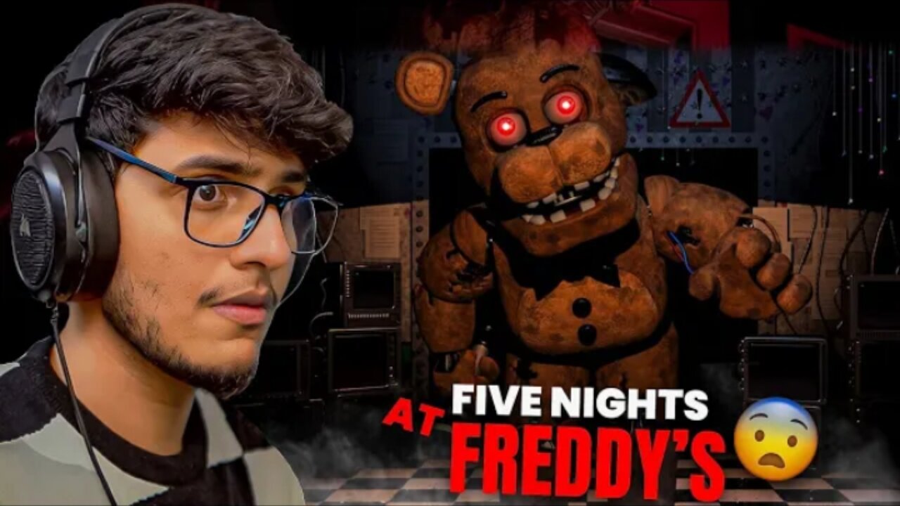 Playing the most horror game!! Five night's at Freddy ||