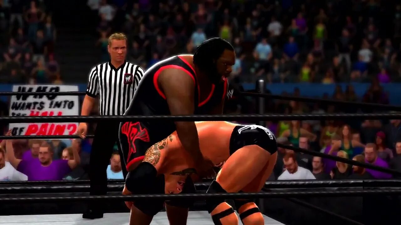 WWE 2K14 Gameplay The Rock vs Mark Henry