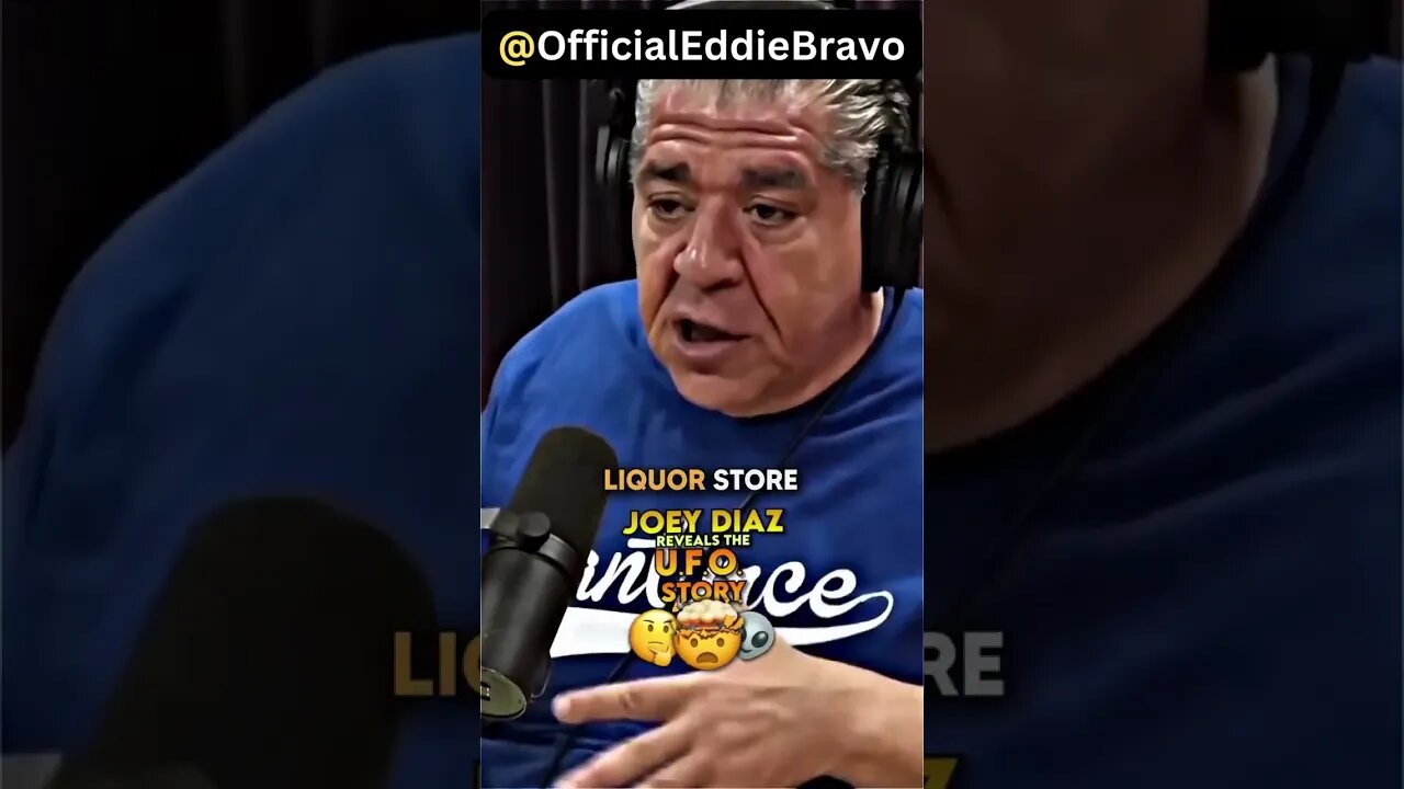 Joey Diaz saw a UFO in New Jersey as a KID #shorts