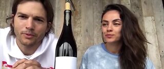 Ashton Kutcher, Mila Kunis make wine for charity