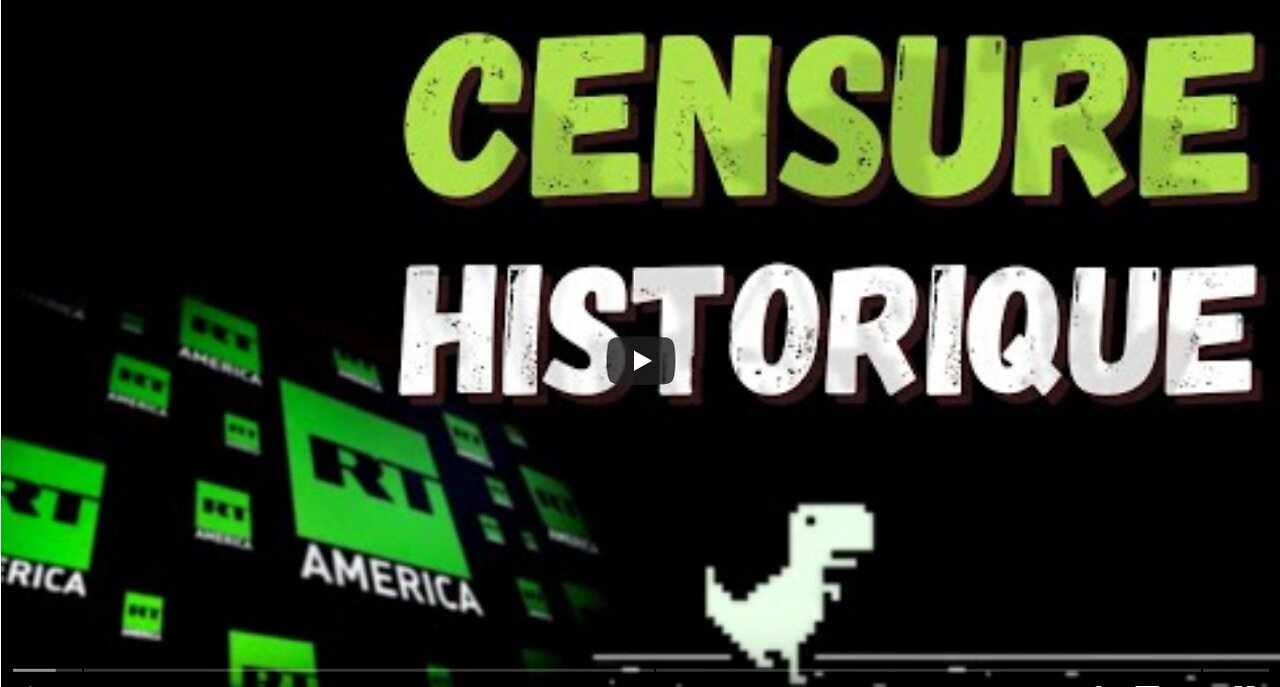 La censure de Russia Today doit nous alerter