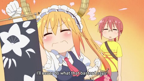 Kobayashi & family buys yukata | Miss Kobayashi's Dragon Maid S