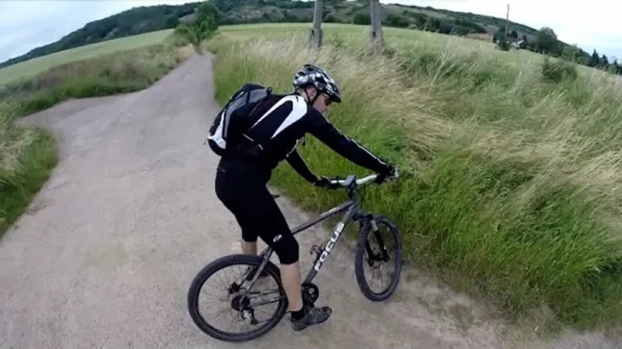 2014, mit dem Mountainbike im Kyffhäuser